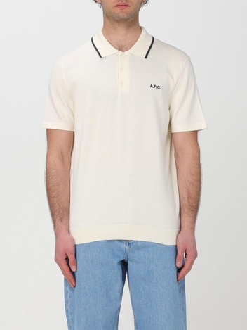 아페쎄 SS24 Apc Mens Polo COGDKH23309 TAK White