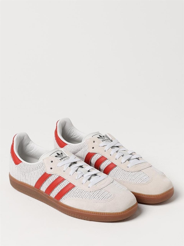 아디다스 오리지널 SS24 Adidas Originals Samba OG sneakers in perforated mesh and suede IG1380 A8L5 White