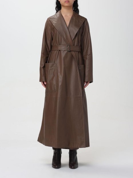 막스마라 SS24 Max Mara Leather Trench Coat 2411471011600 001 Leather