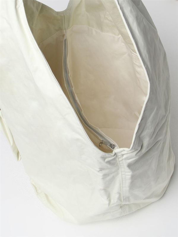 아워레가시 SS24 Tech Drip Our Legacy Waxed Cotton Bag A2248TC CONCRETE Cream