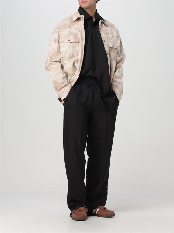 엠에스지엠 SS24 Msgm mens trousers 3640MP15247015 99 Black