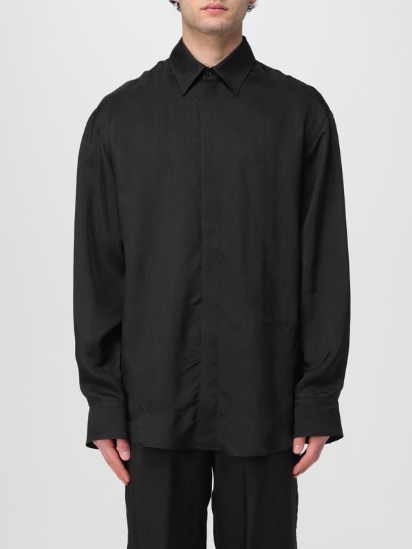 엠에스지엠 SS24 Msgms shirt in copper 3640ME04X247015 99 Black