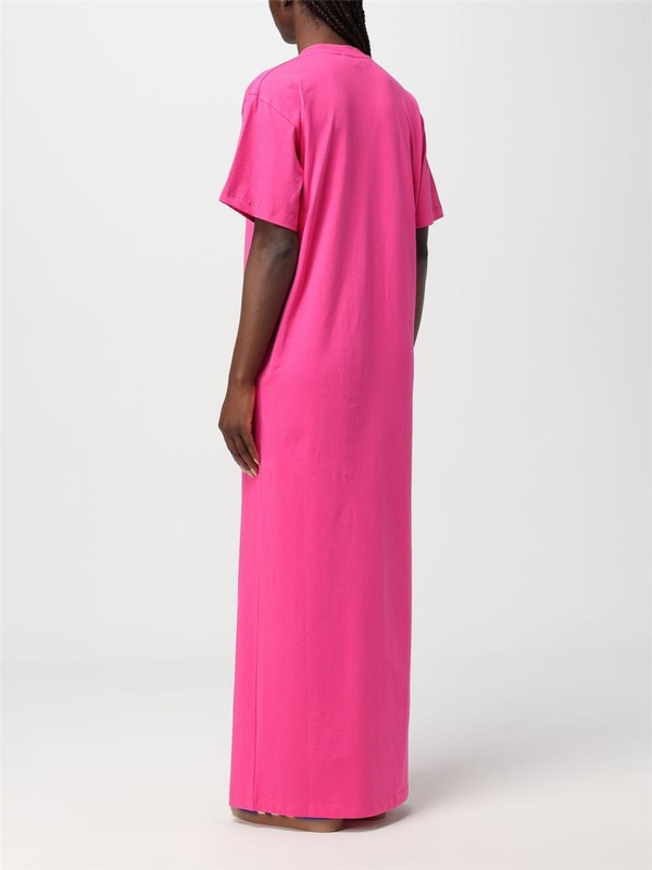 엠에스지엠 SS24 Msgm long t-shirt dress 3641MDA83247002 15 Fuchsia