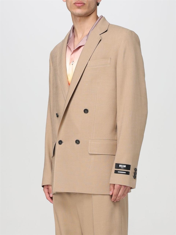 엠에스지엠 SS24 Msgm double breasted blazer 3640MG04A247010 23 Beige