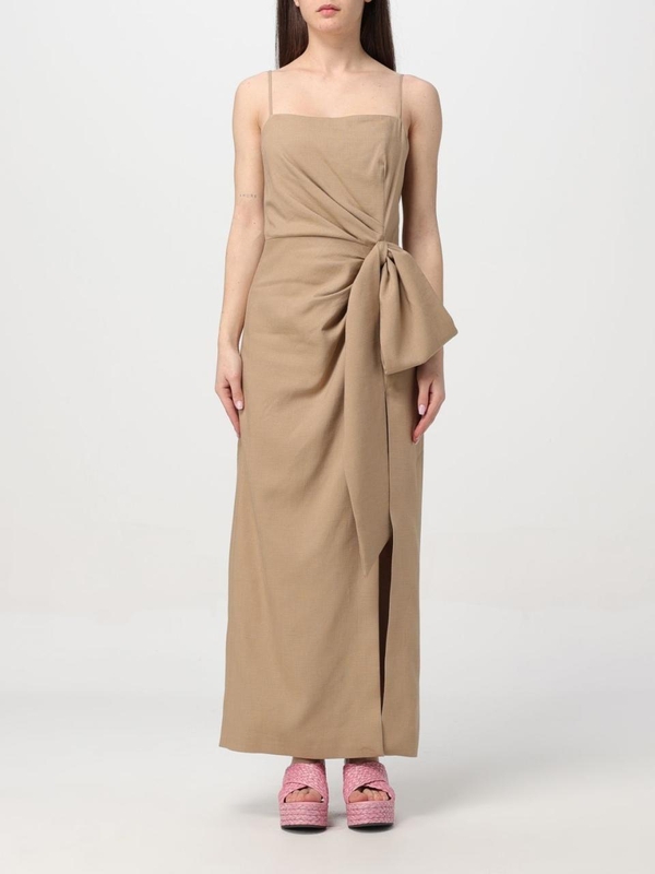 엠에스지엠 SS24 Msgm Bow Dress 3641MDA31247010 23 Sand