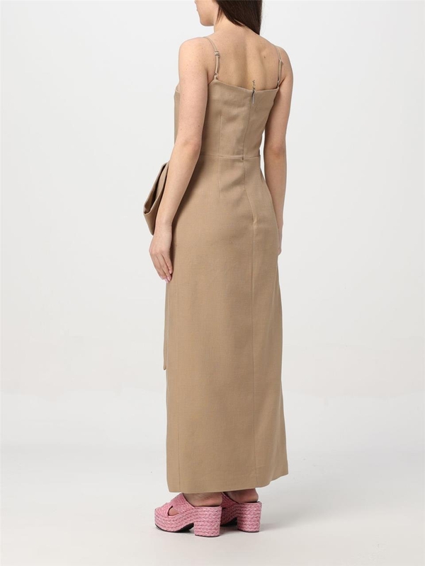 엠에스지엠 SS24 Msgm Bow Dress 3641MDA31247010 23 Sand