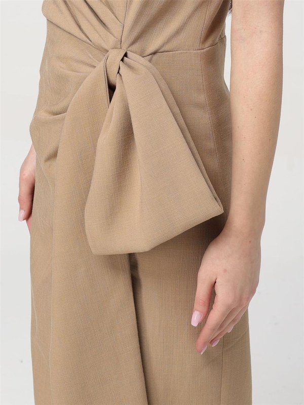 엠에스지엠 SS24 Msgm Bow Dress 3641MDA31247010 23 Sand