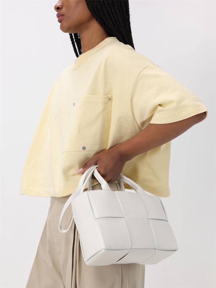 보테가베네타 SS24 Bottega Veneta Arco Bag in Woven Nappa 709337VCQC2 9009 White