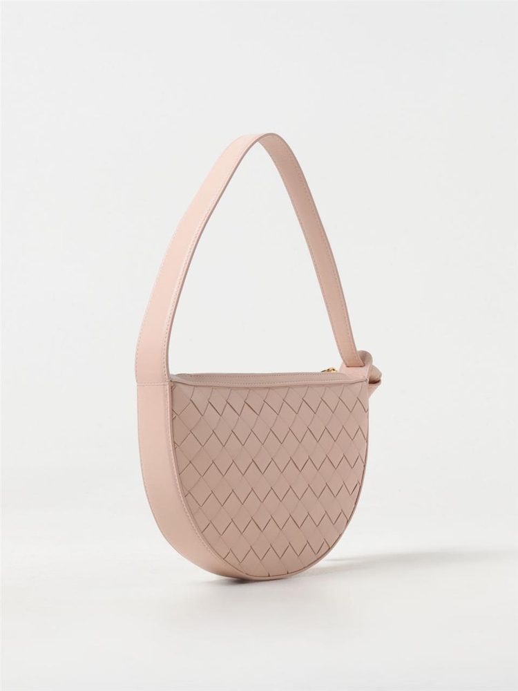 보테가베네타 SS24 Bottega Veneta Sunrise Bag in Woven Nappa 763747VCPP3 6917 Pink