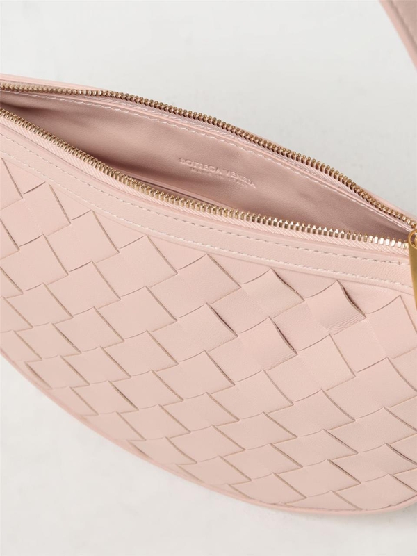 보테가베네타 SS24 Bottega Veneta Sunrise Bag in Woven Nappa 763747VCPP3 6917 Pink