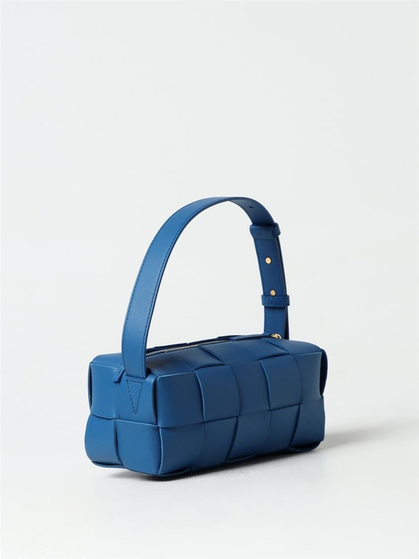 보테가베네타 SS24 Bottega Veneta Brick Cassette Bag in Woven Nappa 729166VMAY1 4222 Light Blue