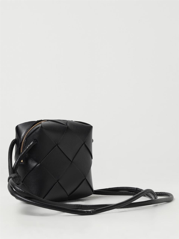 보테가베네타 SS24 Bottega Veneta Mini Cassette Bag in Woven Nappa 701915VCQC2 8425 Black