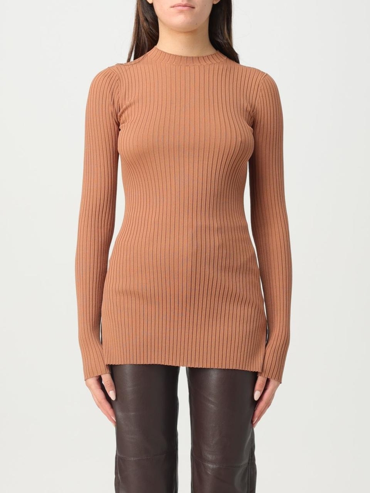 나누슈카 FW23 top and blouse donna nanushka NW23PFTP00376 CHESTNUT Camel