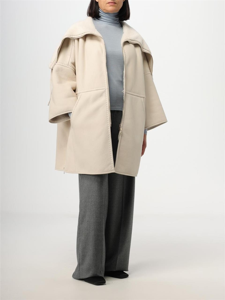 막스마라 FW23 Max Mara sheepskin coat 2314160135600 001 Cream