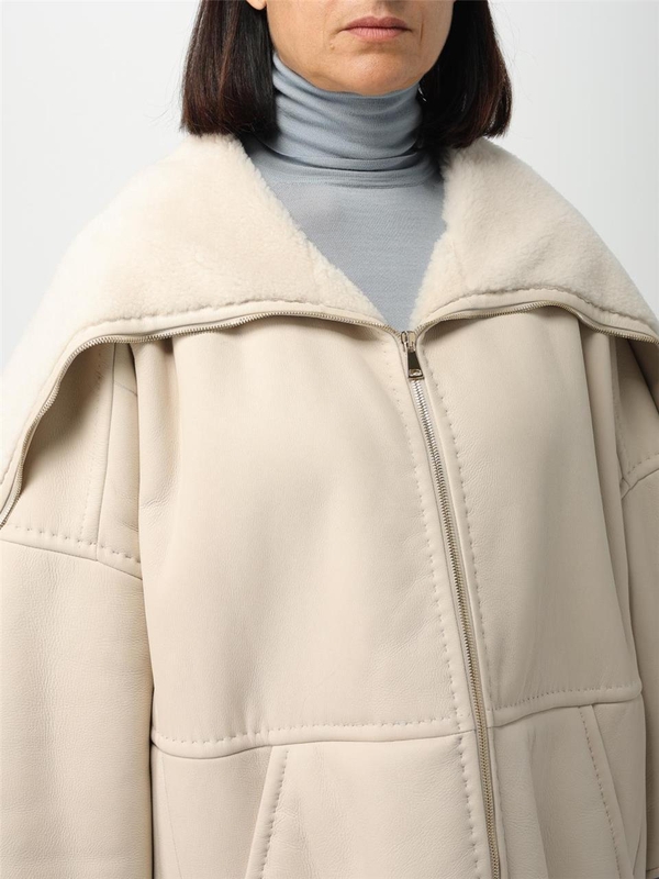 막스마라 FW23 Max Mara sheepskin coat 2314160135600 001 Cream