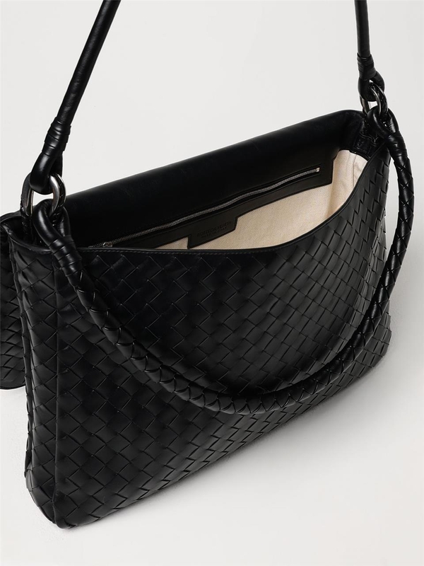 보테가베네타 SS24 Bottega Veneta Swing Bag in Woven Nappa 778068V2HL1 1208 Black