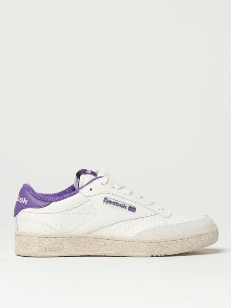 리복 FW23 Reebok Club C Sneakers in textured leather RMIA011C99LEA003 0137 Purple