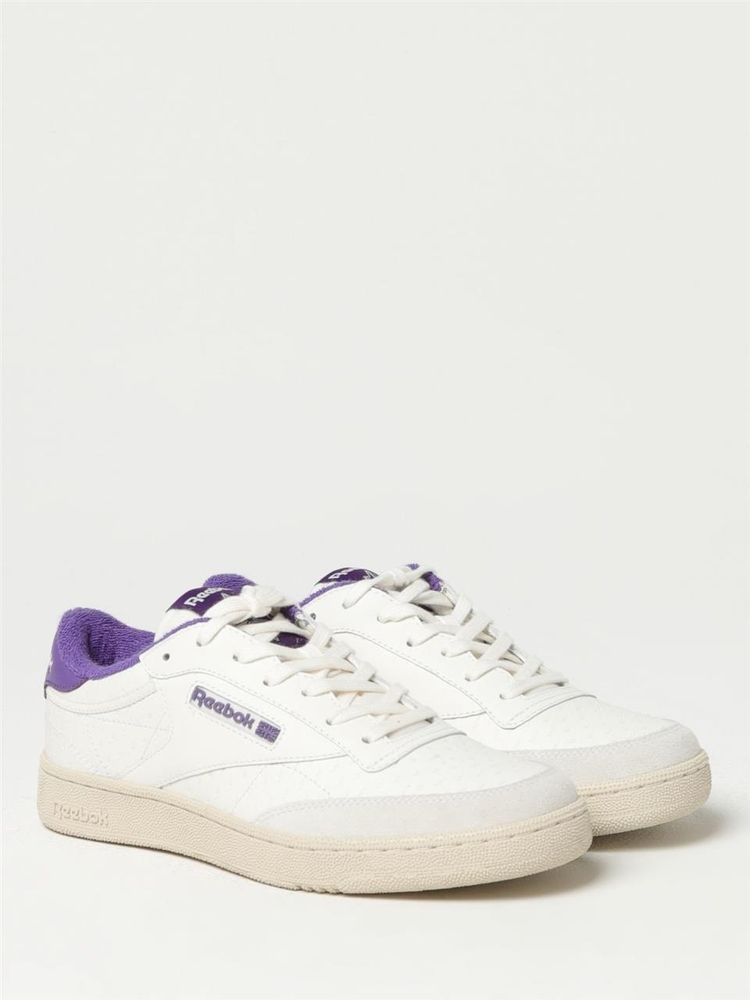 리복 FW23 Reebok Club C Sneakers in textured leather RMIA011C99LEA003 0137 Purple