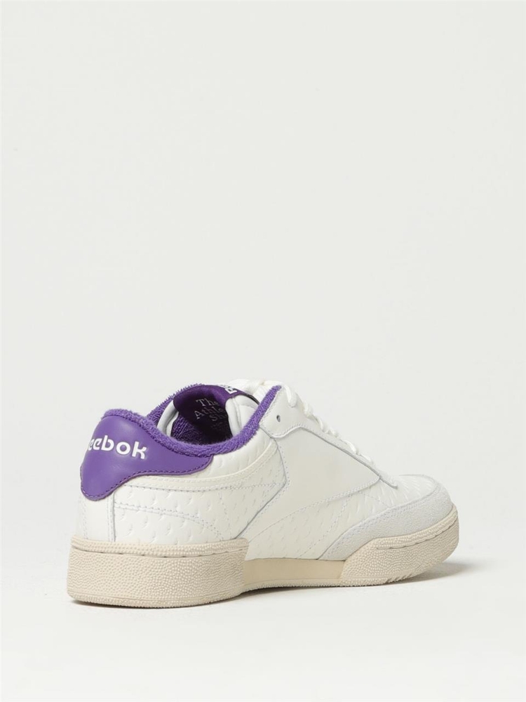 리복 FW23 Reebok Club C Sneakers in textured leather RMIA011C99LEA003 0137 Purple