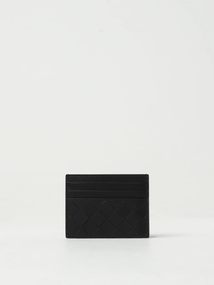 보테가베네타 SS24 Bottega Veneta Intrecciato Credit Card Holder in Woven Leather 743209VCPQ3 8803 Black