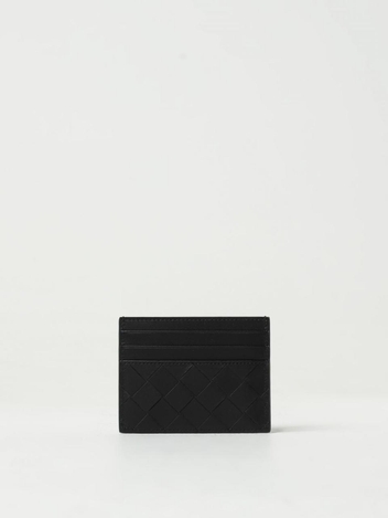 보테가베네타 SS24 Bottega Veneta Intrecciato Credit Card Holder in Woven Leather 743209VCPQ3 8803 Black