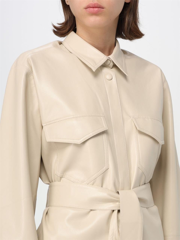 나누슈카 FW23 Nanushka womens shirt NW22CRSH00171 CREME Cream