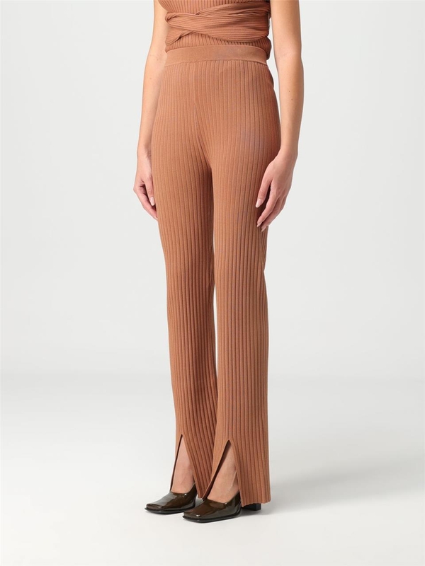 나누슈카 FW23 Nanushka pants in viscose mist NW23PFPA00476 CHESTNUT Camel