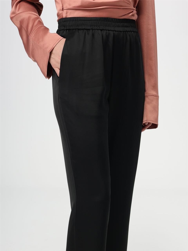 나누슈카 FW23 Nanushka trousers in synthetic fabric NW23PFPA01299 BLACK Black