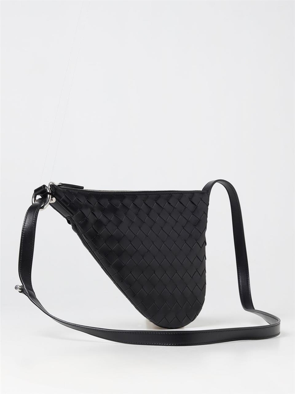 보테가베네타 FW23 Bottega Veneta Virgule Bag in Woven Leather 755863V2HL1 8803 Black