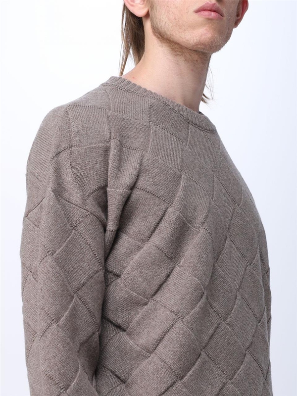 보테가베네타 FW23 Bottega Veneta Wool Blend Sweater 751972V36Y0 1540 Beige