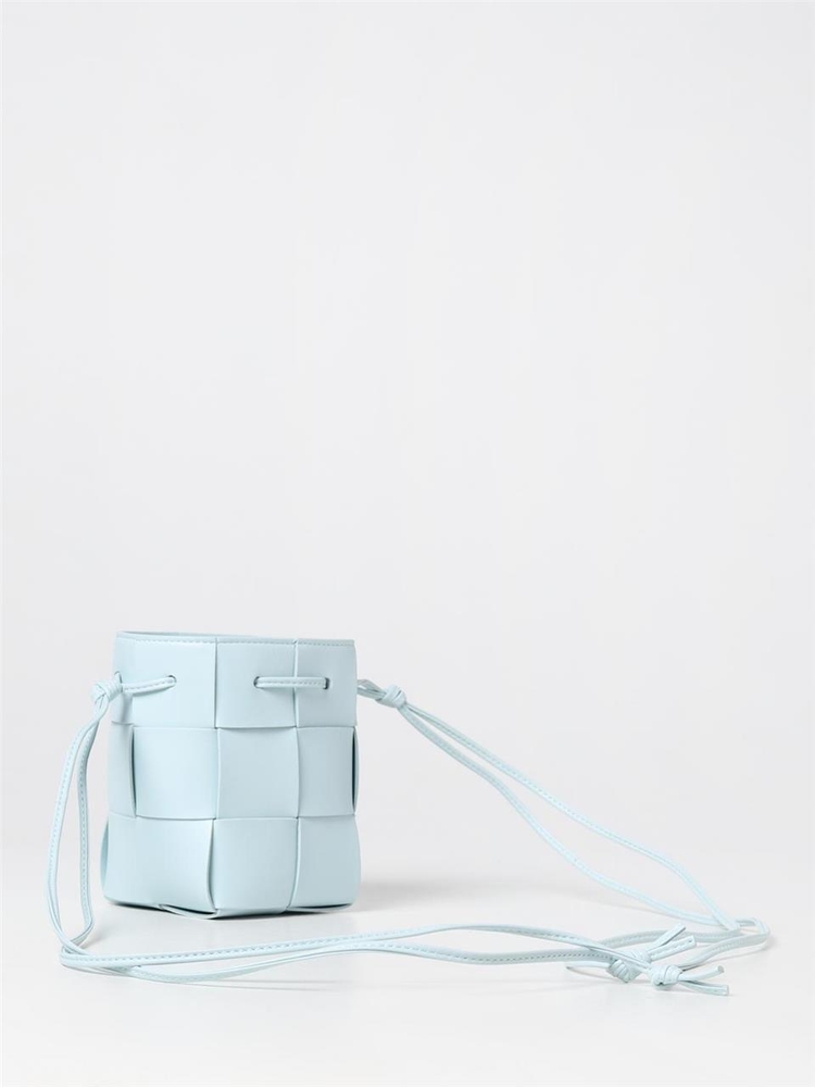 보테가베네타 FW23 Bottega Veneta Cassette Bag in Woven Nappa 680217VCQC4 3902 Sky Blue