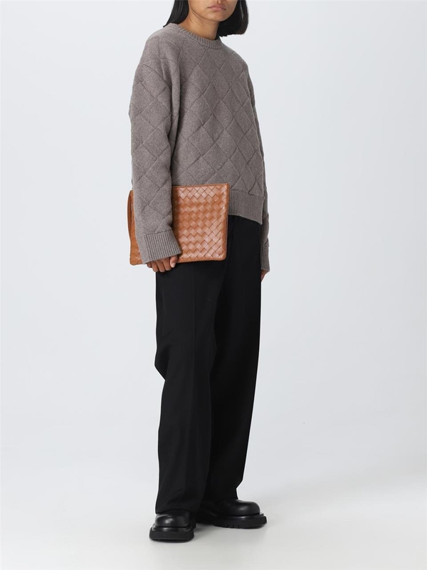 보테가베네타 FW23 Bottega Veneta Wool Sweater 753728V36Y0 1540 Dove Gray