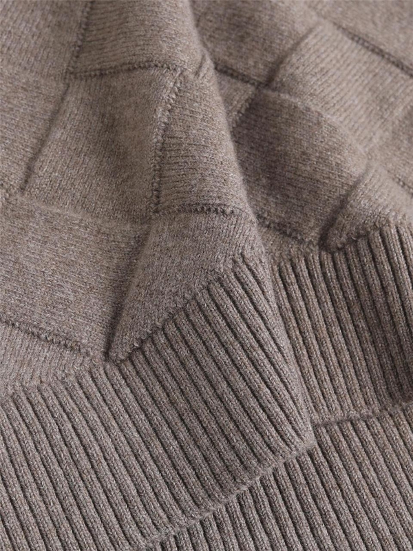 보테가베네타 FW23 Bottega Veneta Wool Sweater 753728V36Y0 1540 Dove Gray