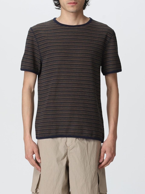 아워레가시 SS23 T-shirt Our Legacy in misto cotone M2236TN NAVY/BROWN Navy Blue