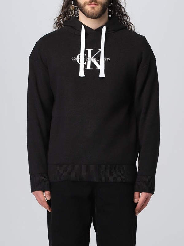 캘빈클라인 SS23 Calvin Klein Jeans Cotton Sweatshirt J30J323178 BEH Black