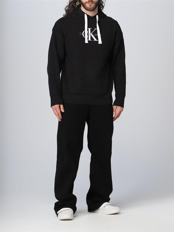 캘빈클라인 SS23 Calvin Klein Jeans Cotton Sweatshirt J30J323178 BEH Black