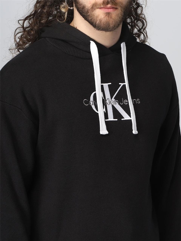 캘빈클라인 SS23 Calvin Klein Jeans Cotton Sweatshirt J30J323178 BEH Black