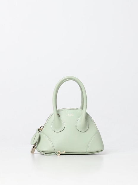 아페쎄 SS23 Emma APC leather bag PXAWVF61816 KAT Green