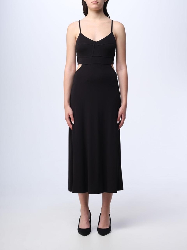 마이클코어스 SS23 Michael Michael Kors Womens Dress MS381KA7AW 001 Black