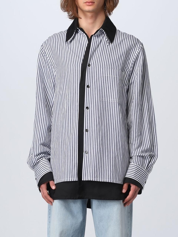 보테가베네타 SS23 Bottega Veneta Cotton and Linen Shirt 739115 V2YQ0 4057 White