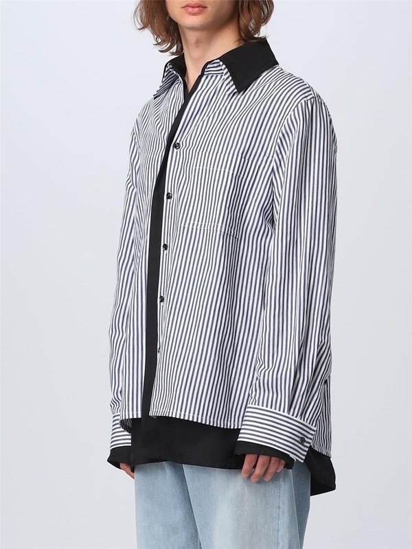 보테가베네타 SS23 Bottega Veneta Cotton and Linen Shirt 739115 V2YQ0 4057 White