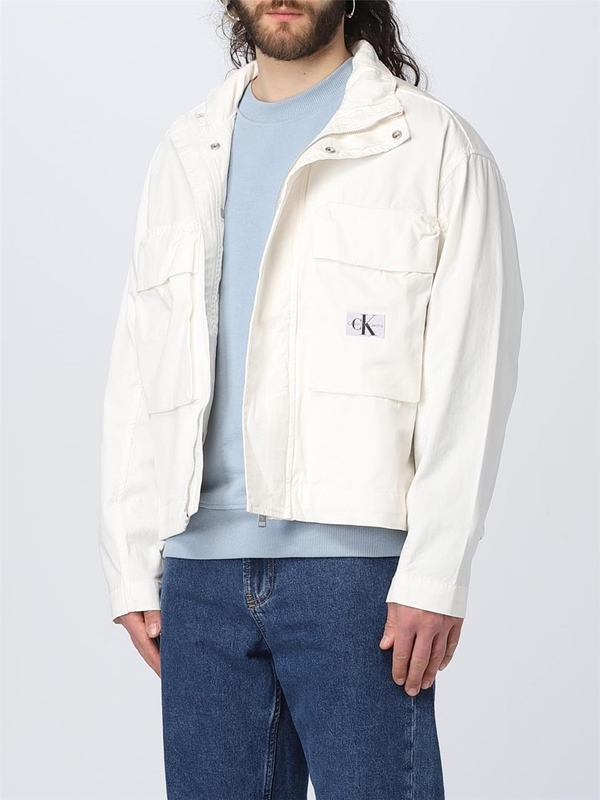 캘빈클라인 SS23 Calvin Klein Jeans Mens Jacket J30J322944 YBH White