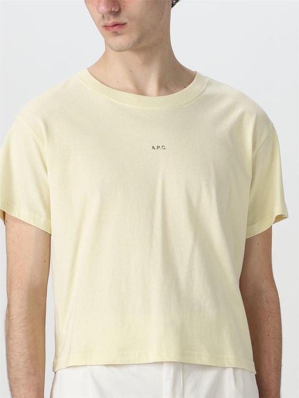 아페쎄 SS23 T-shirt A.p.c. in cotone COGBYF26210 NULL Yellow