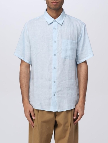 아페쎄 SS23 Apc linen shirt LIAEKH12551 IAB Light Blue