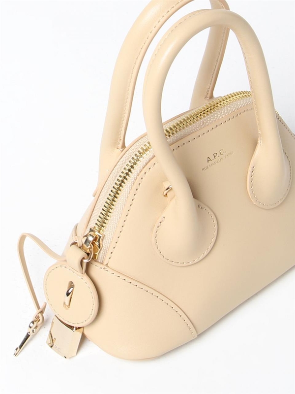 아페쎄 SS23 Emma APC leather bag PXAWVF61816 NULL Yellow