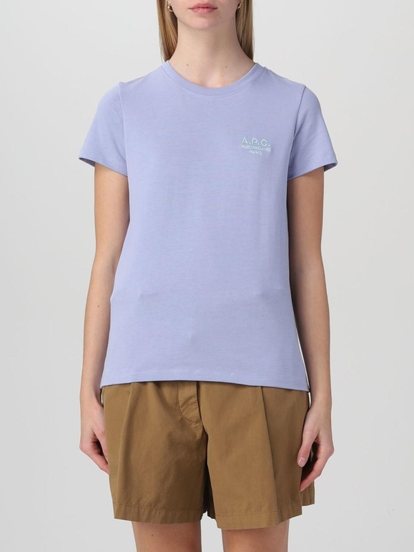 아페쎄 SS23 T-shirt A.p.c. in cotone COEZCF26848 HAD Lilac