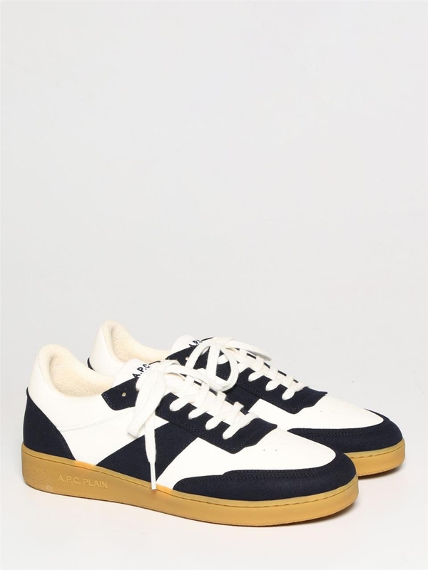 아페쎄 SS23 APC Synthetic Leather Sneakers PUABEM56112 IAJ Blue