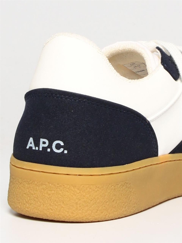 아페쎄 SS23 APC Synthetic Leather Sneakers PUABEM56112 IAJ Blue