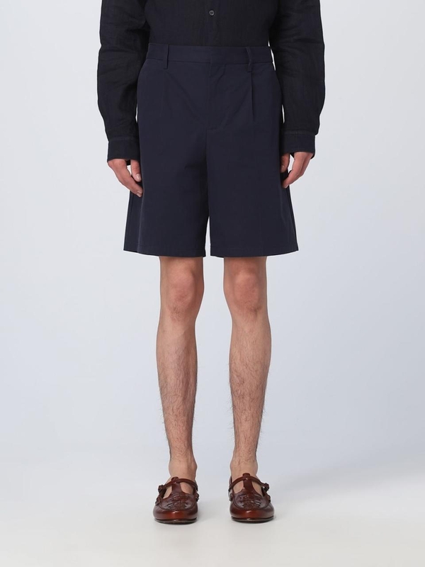 아페쎄 SS23 Apc cotton shorts COGBMH10129 IAJ Navy Blue