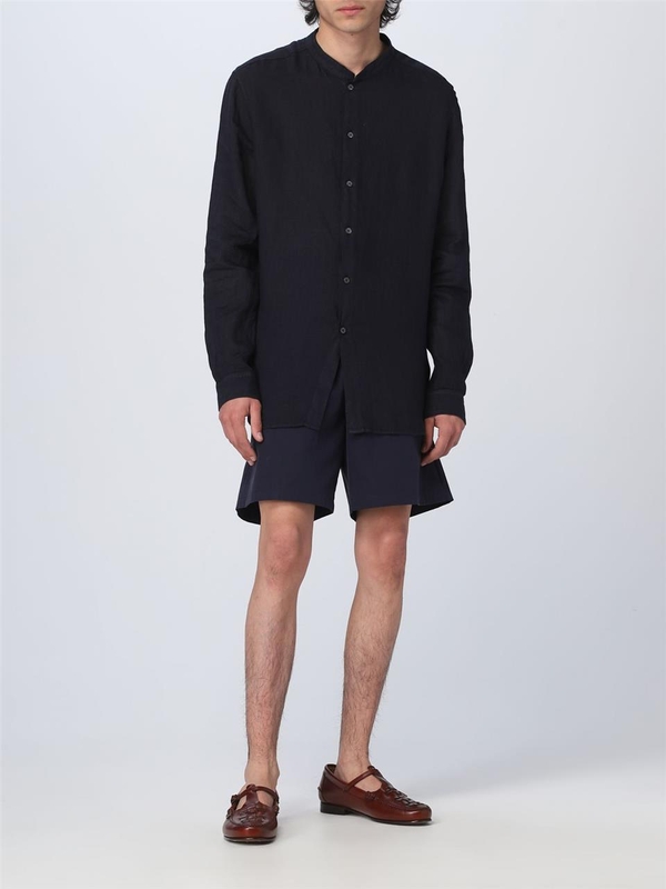 아페쎄 SS23 Apc cotton shorts COGBMH10129 IAJ Navy Blue